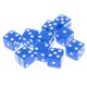 thumbnail image 1 of Juego de 10 piezas de dados D6 de seis caras para juegos de mesa Azul, 1 of 9