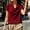 Wine, variant on IUYRTFE Women's Draped Cowl Neck Short Sleeve Satin Blouse – Elegant Solid Color Summer Top for Office and Casual Daily Wear