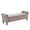 Linen Khaki, variant on Aemeios 67" Velvet Storage Bench Upholstered Button-Tufted End of Bed Storage Ottoman Benches with Arms for Entryway Cloakroom, Black
