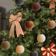 thumbnail image 3 of 9 Pcs Velvet Christmas Balls Flocked Tree Ornaments 3.15 Inch, Soft Velvet Baubles with Hanging Rope for Xmas Tree, Flocked Christmas Ornaments for Holiday Wreath and Garland Decor, 3 of 5