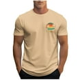 thumbnail image 1 of Eres Más Que una Camisa de Puntuación de Prueba Nueva Moda Casual Hombres Imprimir Camiseta Deportiva Manga Corta Blusas de Cuello Redondo, 1 of 1