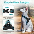 thumbnail image 3 of XINQIHANG No Pull Dog Harness, Step in Reflective Mesh Padded Puppy Harness, No Choke Adjustable Dog Harness with 2 Buckles, Easy Walk for Medium Large Dog, 3 of 6