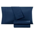 thumbnail image 2 of Empyrean Bedding  18"-24" Extra Deep Pocket Sheets Set - Ultra Soft Luxury Bed Sheet Set Twin XL - Navy Blue, 2 of 9