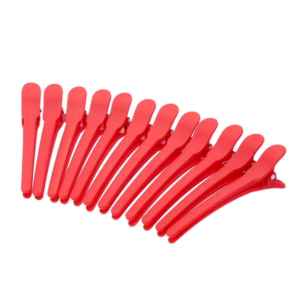 Black 12Pcs Hair Styling Clamps Hairdressing Salon Hair Grip Clips DIY Tools Black 12Pcs Hair Styling Clamps Hairdressing Salon Hair Grip Clips DIY Tools