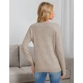 thumbnail image 4 of Fall Sweaters for Women Bow Lightweight Knit Sweater Crewneck Casual Pullover Sweaters Shermie, 4 of 9
