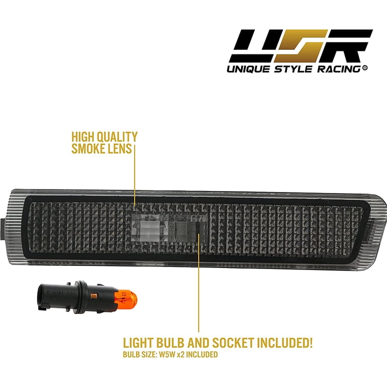 Aazon.co: USR Z3 Side Arker Lights - COBO Soke Lens Front Buper Sidearkers Fender