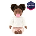 thumbnail image 4 of LullaBaby 14-inch Baby Doll Curly Dark-Brown Hair, Brown Eyes, 4 of 13