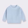 thumbnail image 5 of Niño Bebé Niña Niño Suéter De Punto Blusa Caliente Cuello Redondo Jersey Sudadera De Manga Larga Tops Otoño Invierno Ropa, 5 of 5