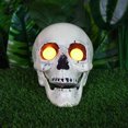 thumbnail image 3 of Escultura Esqueleto Rosa Solar Halloween Con Linterna Impermeable para Jardín, 3 of 9