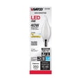 thumbnail image 6 of 4 Watt CA10 LED - Frost - Candelabra base - 90 CRI - 2700K - 120 Volt -  6 Pack, 6 of 12