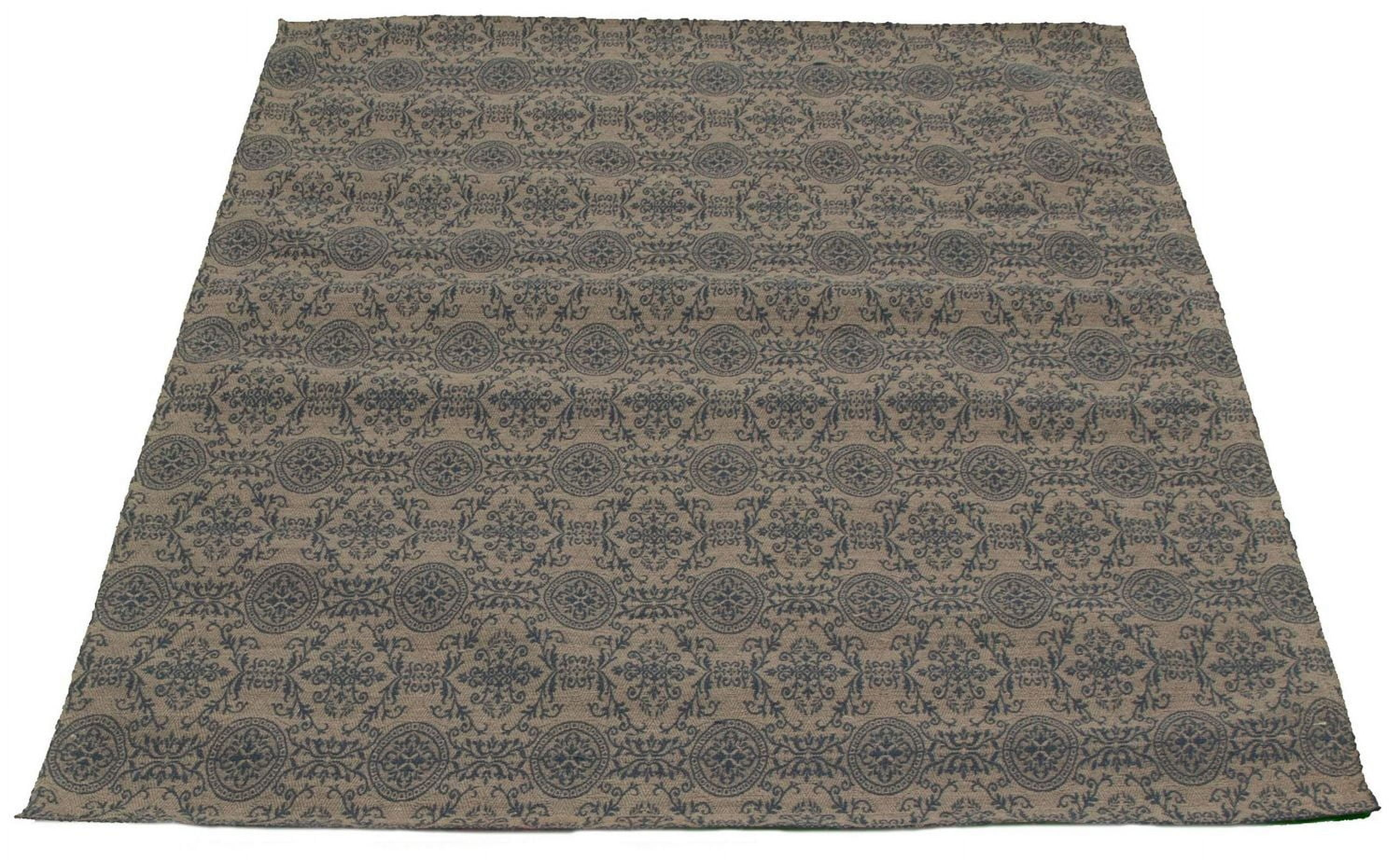 ECARPETGALLERY 5'4" x 7'6"  Transitional Collage Handmade Area Rug for Living Room, Dining Room and Bedroom in Yellow