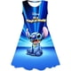 thumbnail image 1 of Faldas de una pieza, vestido de punto de verano, ropa para niña, estampado de moda informal, vestidos bonitos de Stich, disfraz, Cosplay, vestidos de Halloween 8T Gao Jinjia LED, 1 of 2