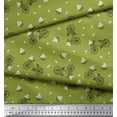 thumbnail image 2 of Soimoi polyester Crepe Fabric Flower Basket & Bicycle Transport Printed Craft Fabric by the Yard 52 Inch Wide, 2 of 3