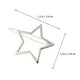 thumbnail image 5 of 8 horquillas delicadas de cinco estrellas, pinzas para el pelo lisas, pasadores huecos para el pelo, 5 of 5