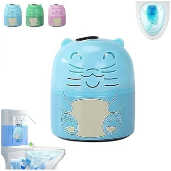 Toilet Cleaner & Toilet Deodorizer Wonder, 2025 Upgraded 3 Pcs Magic Toilets Cleaning Bottle, Cleaning Tank Cleaner with Ocean, Jasmine, and Peach Scent Leaving Looking Fresh(Blue)