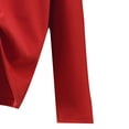 thumbnail image 4 of Yuyuzo Hauts de Pyjama pour Femmes Doublés en Molleton Col Roulé Couche de Base sous-Vêtements Thermiques en Molleton, 4 of 5