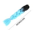 thumbnail image 3 of Guoxxzi Jumbo Braiding Hair, 24Inch Synthetic Pre stretched Crochet Braids Hair, High Temperature Synthetic Fiber Box Twist Braids Hair Extensions for Woman, 3 of 3