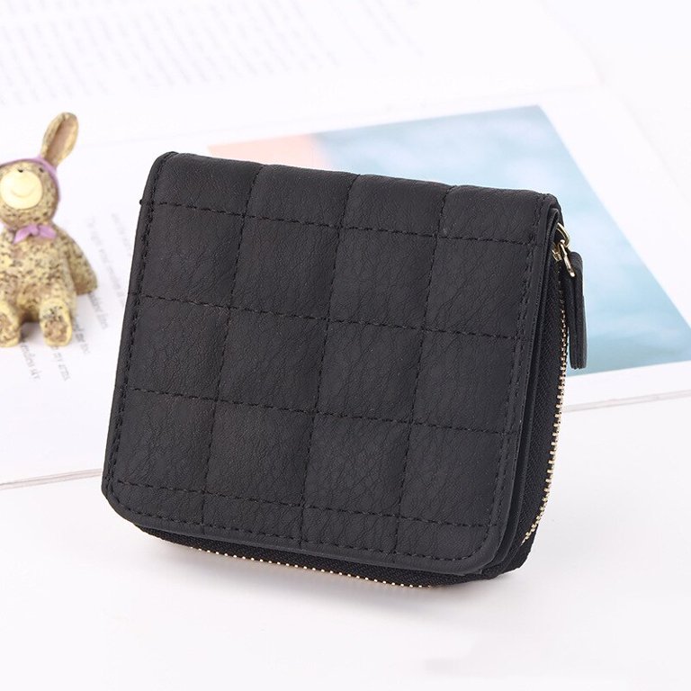 Cheap pu Leather Cute Mini Wallet bear Coin Purse Zipper Coin