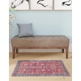 thumbnail image 4 of Unique Loom Maahru Collection Area Rug - Blood Moon (4' 1" x 6' 1" Rectangle Antique Red/Blue), 4 of 12