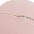 thumbnail image 4 of JWH 3D Handmade Soft Round Decorative Rose Pink Flower Throw Pillow for Bed Sofa Bedding 14inch, 4 of 9