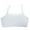White, variant on Girls Training Bra Cotton Girls Training Bra Cotton Stretch Crop Cami Bralette Girl Underwear Cotton Lace Bras Girls Soft Camisoles Sports Bra Top For Teens Training Bra 8-12Y