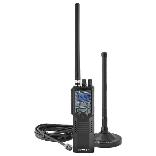 Unidad de mano CB Radio Cobra HHRT50 Road Trip, bidireccional, negra