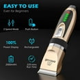 thumbnail image 3 of Oneisall Dog Clippers and Dog Paw Trimmer Kit 2 in 1 Low Noise Cordless Dog Clippers for Grooming Pet Hair Trimmers for Small and Large Dogs Cats Animals, 3 of 8