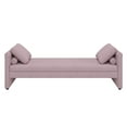 thumbnail image 5 of Modern Upholstered Chaise Lounger Daybed with Pillows Pink, 5 of 5