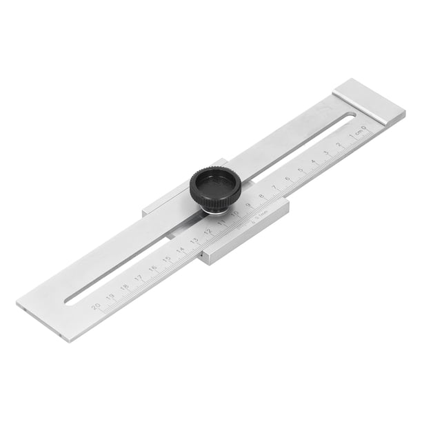 Regla para marcar agujeros de 0,200 mm, herramienta para marcar agujeros en madera, calibre de línea para marcar agujeros en madera