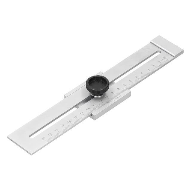 Regla para marcar agujeros de 0,200 mm, herramienta para marcar agujeros en madera, calibre de línea para marcar agujeros en madera