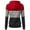 Red, variant on IROINNID Hoodie for Women Casual Patchwork Drawstring Hoodies Long Sleeve Slim Hooded Sweatshirt Pullover,Khaki