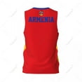 thumbnail image 3 of Armenia flag men basketball sports jersey running fitness multifunction sleeveless tshirt exclusive custom name nunber, 3 of 12
