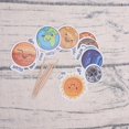 thumbnail image 3 of 30pcs Universe Earth Space Cake Fruit Decorations Cartoon Planet Cupcake Toppers Picks Party Supplies, 3 of 3