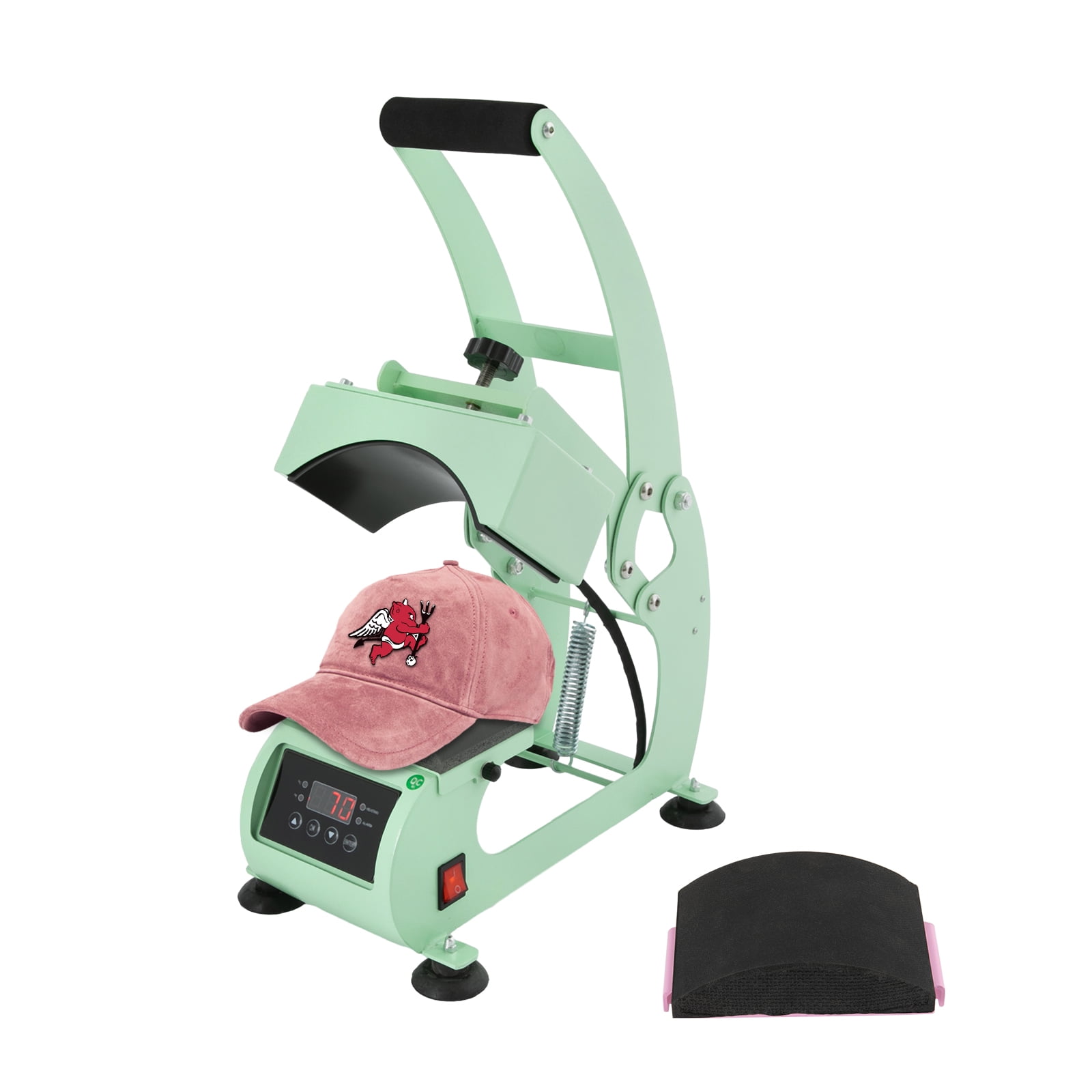 Dwellnix Cap Press Machine for&nbsp;&nbsp;Hats Hat Heat Press Sublimation Machine for&nbsp;&nbsp;Baseball Caps Personalized Designs Adjustable Temperature and&nbsp;&nbsp;&nbsp;Timer