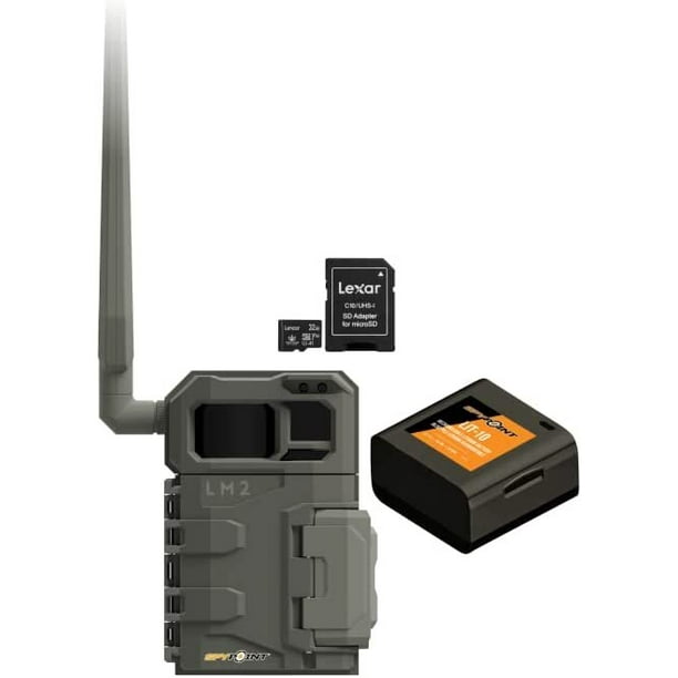 SPYPOINT LM2 Cellular Trail Camera 20MP Photos, Infrared Game Night