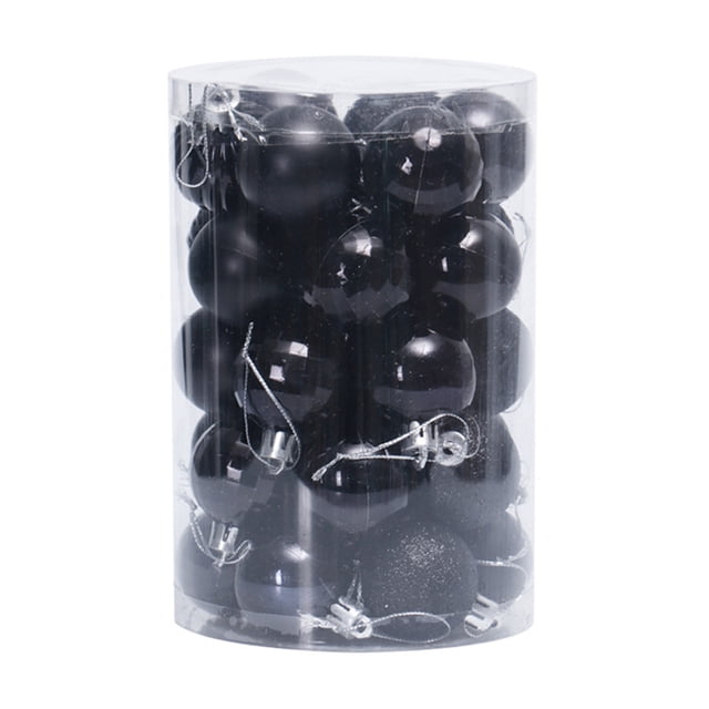 34 Uds. De adornos de bolas de Navidad inastillables de 4cm para árbol de Navidad, decoraciones para fiestas de cumpleaños y bodas Ormromra CPB-SSW184-3