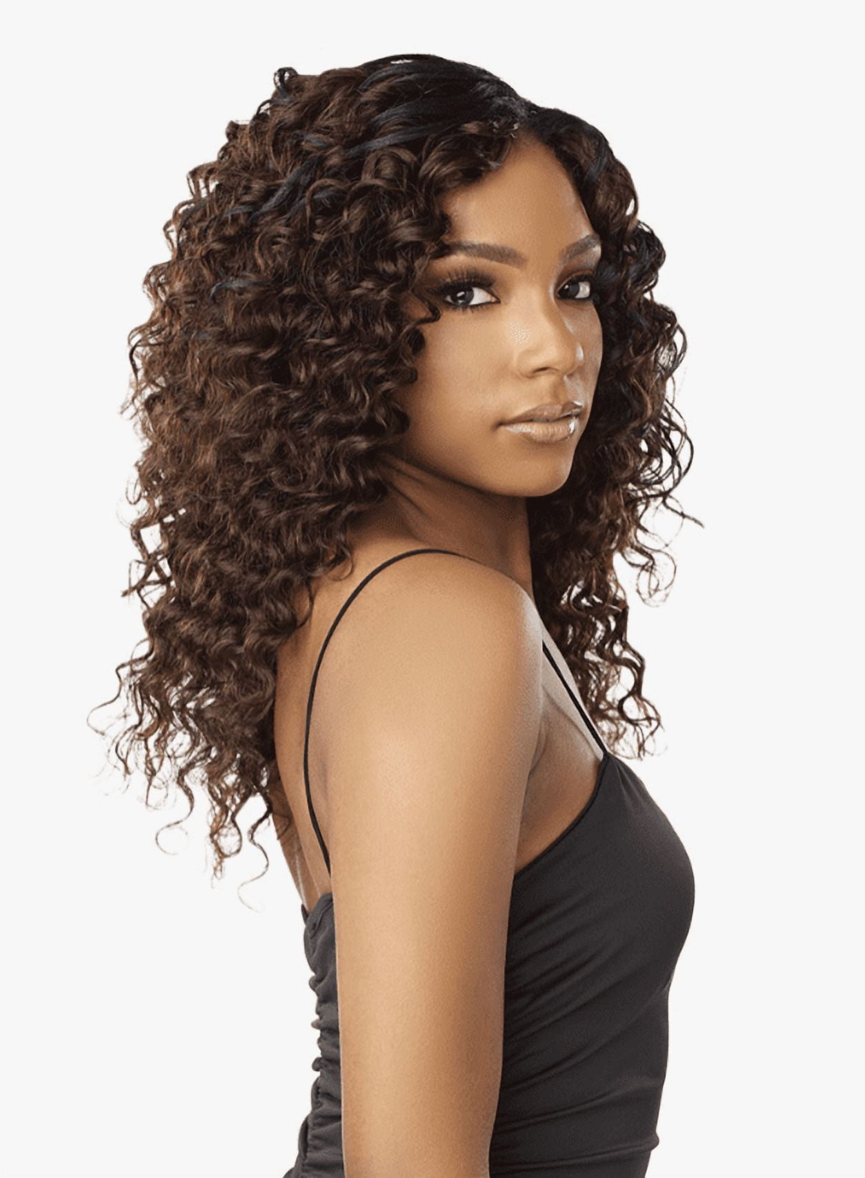 Empire 100% Human Hair New Deep 3PCS By SENSATIONNEL (HWEMND) / 1B - Off Black / 12+14+16 Beauty Supply
