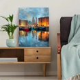 thumbnail image 5 of Rainbow Skyline Cityscape Canvas Print, Wall Art for Living Room Bedroom Office Dining Room Hallway Decor, 5 of 8