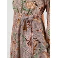 thumbnail image 4 of Green - Multi - Crew neck - Fully Lined - Modest Dress - Refka, 4 of 5