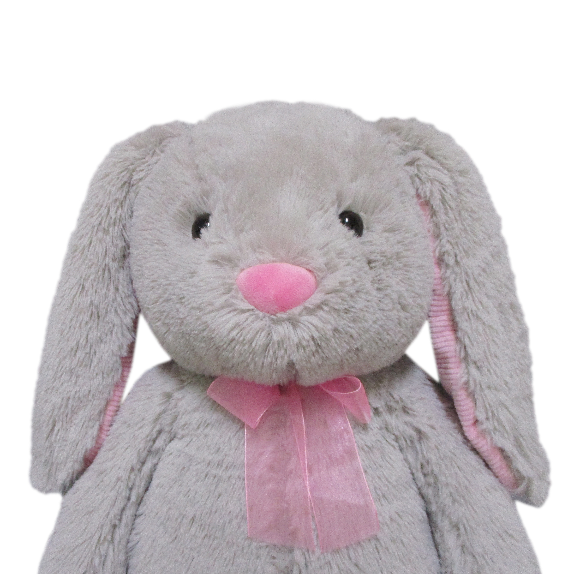 Way To Celebrate Plush 35" Large Bunny Plush, Grey - image 4 of 9