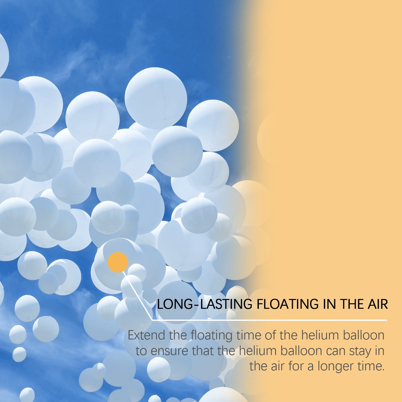 Alvantor Balloon Treatment for Helium Latex Balloons with Added Shine and Extended Float Time, 3.38 fl. oz.
