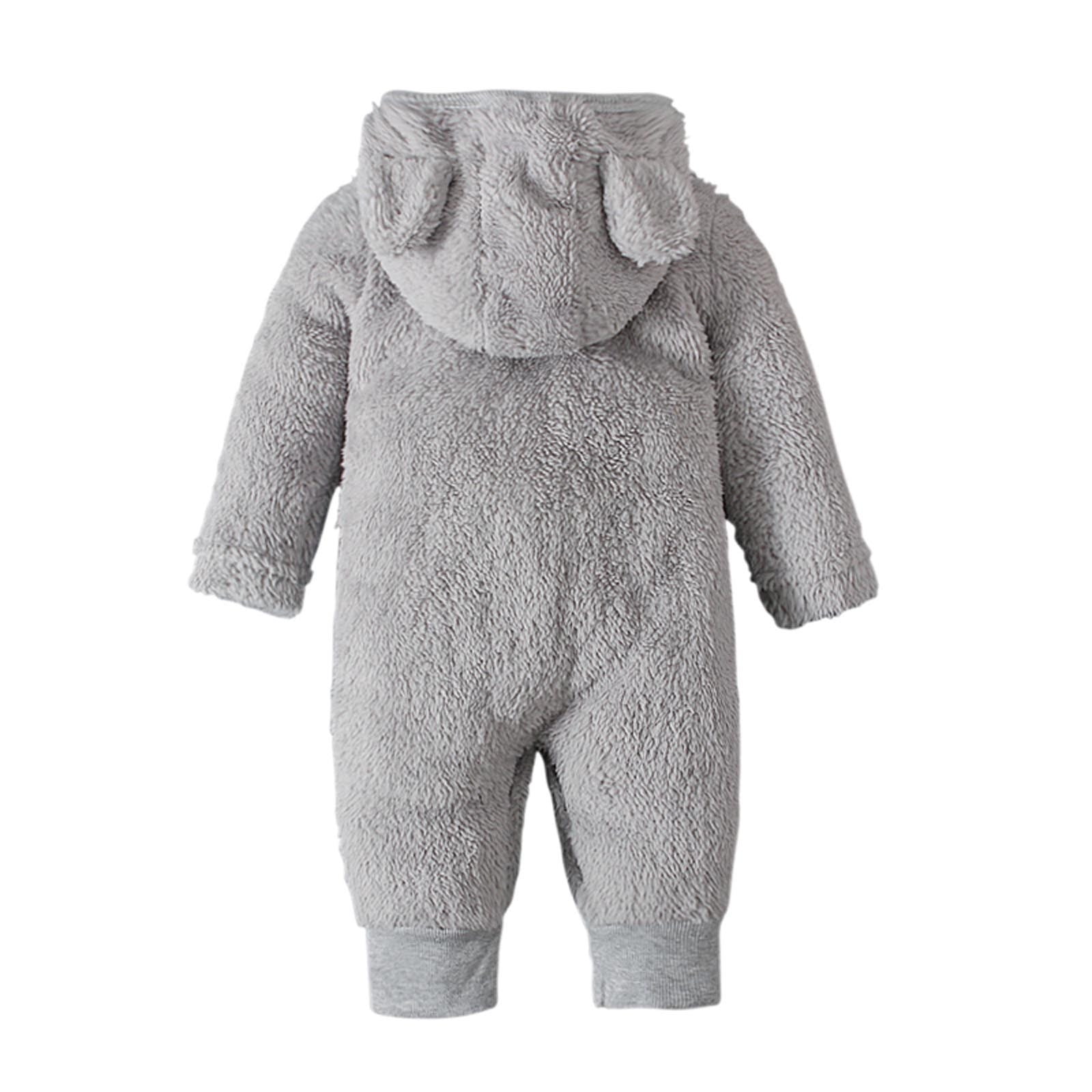 Newborn Baby Girl Clothes Newborn Baby Fleece Footie Snowsuit