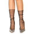 thumbnail image 4 of Leg Avenue Women's Star Tulle Anklet Sock, 4 of 5