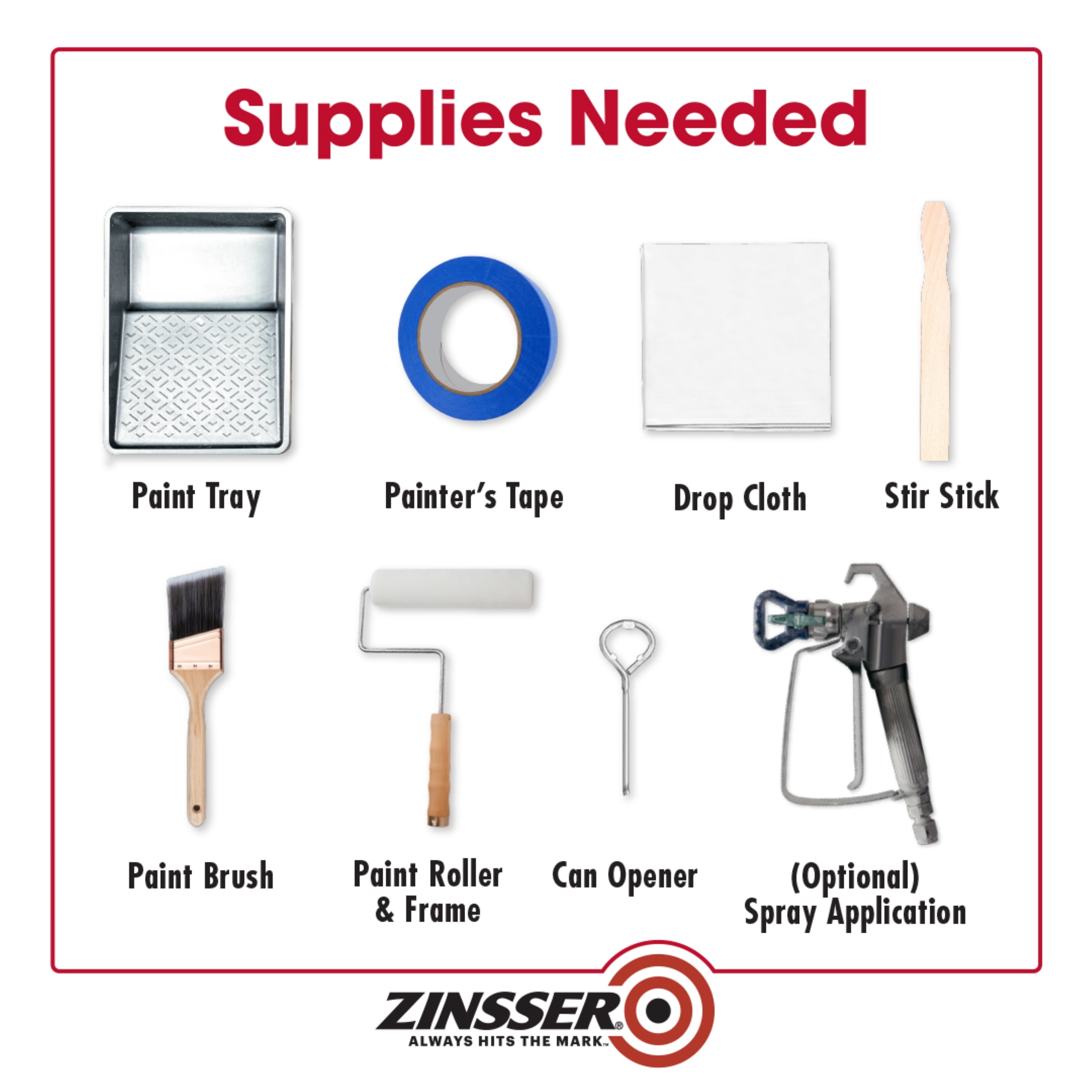 Clear, Zinsser Flat BIN Advanced- 5 Gallon, 1 Per Pack