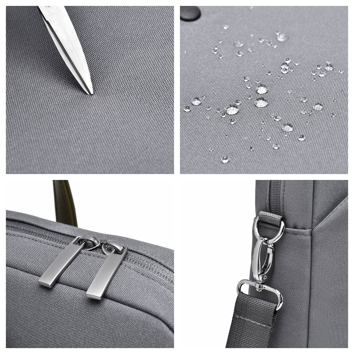 15.6" Laptop Bag Briefcase, Computer Messenger Bag, Business Work Travel Laptop Shoulder Bag, Carrying Handbag Laptop Sleeve Case for Women & Men