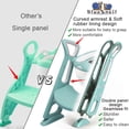 thumbnail image 5 of BlueSnail 3 Step Plastic Potty Training Toilet Seat with Step Stool Ladder for Kids (Light Green PU), 5 of 7