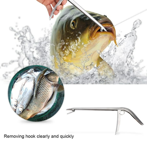 FAGINEY Durable Stainless Steel Fish Hook Remover Removing Clamp