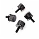 thumbnail image 3 of FENGGUIQU 2Ud Tornillos De Aluminio Anodizado Negro Para Asiento De Motocicleta Con Acanalados, 3 of 8