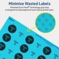 thumbnail image 5 of Avery Printable Starburst Labels, Bright Blue, 1", 3,840ct, 5 of 11