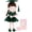 Graduate Girl Doll-Green, variant on Gloveleya 16" Graduation Girl Doll - Pink Plush Toy with Cap & Gown - Preschool Kindergarten Graduation Gifts for Girls, Class of 2026 Milestone Keepsake